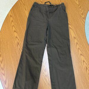 ✨ DICKIES Gen Flex Cargo Scrub Pants | Wide Leg Pull-On | Chocolate Brown